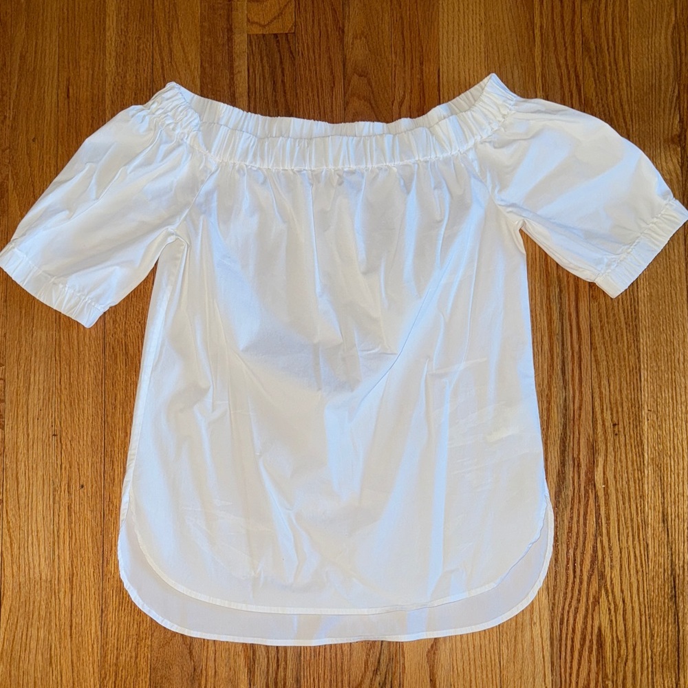 Michael Kors White Off-Shoulder Women's Top